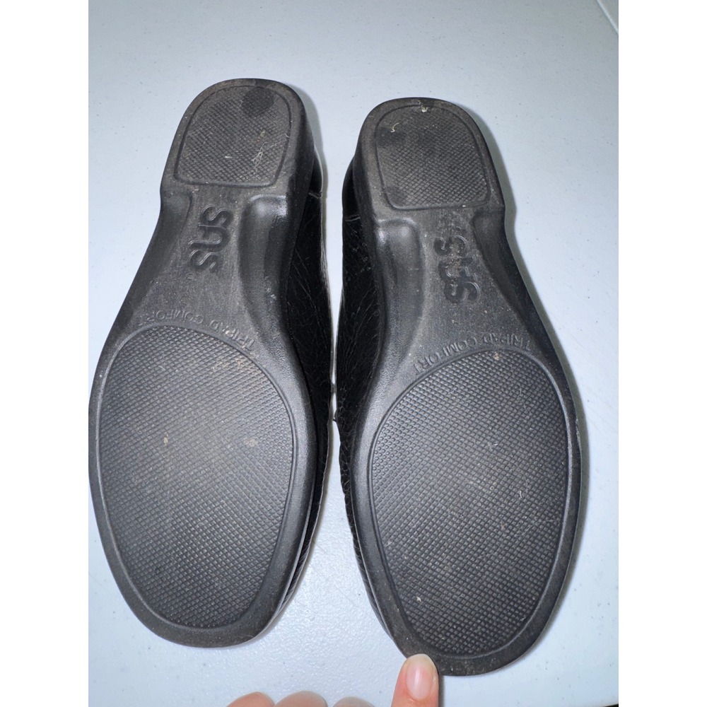 SAS Tripad Comfort Black Pebbled Leather Loafers Womens 6.5 M Made in USA - Picture 8 of 9